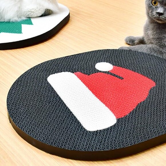 Santa Hat Cat Scratcher Large 17" Size NWT - Picture 3 of 3